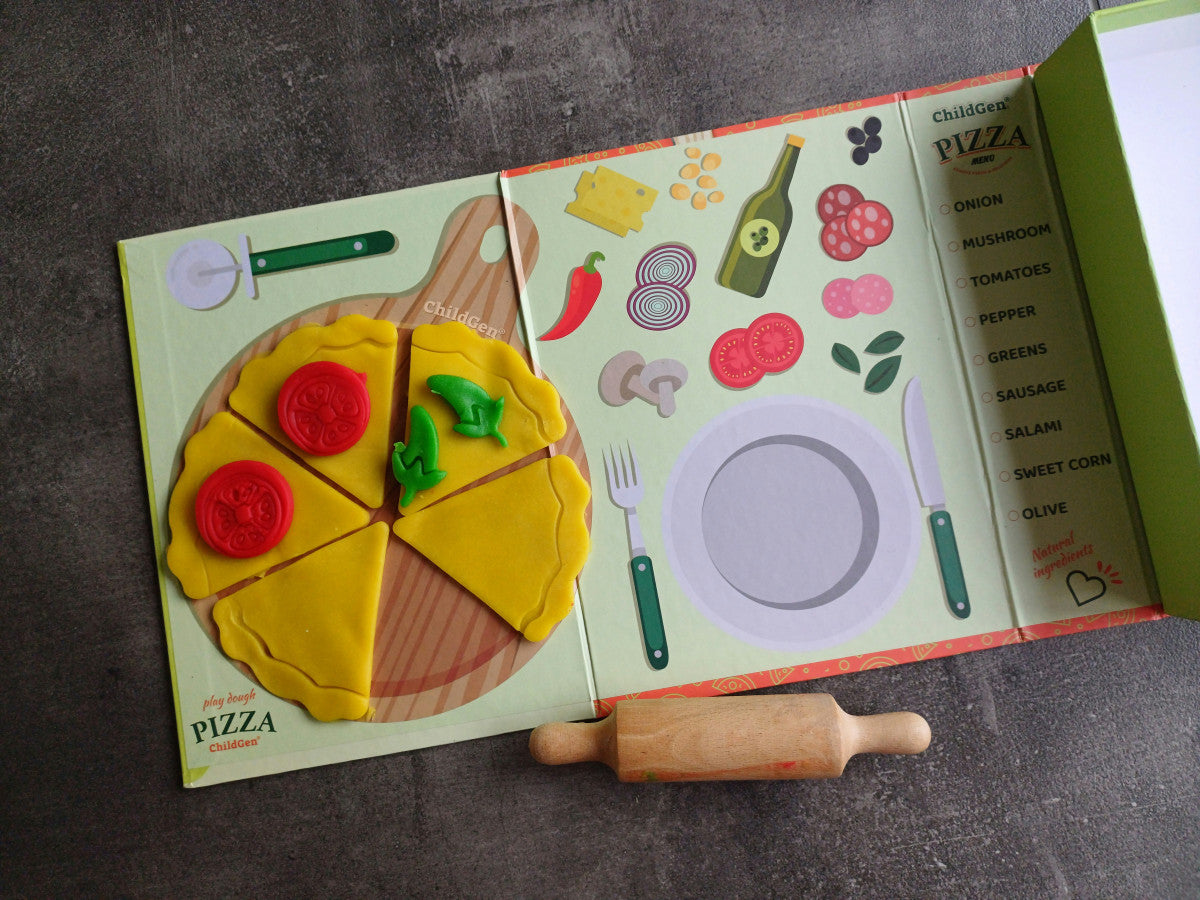 Childgen - play dough games - pizza set