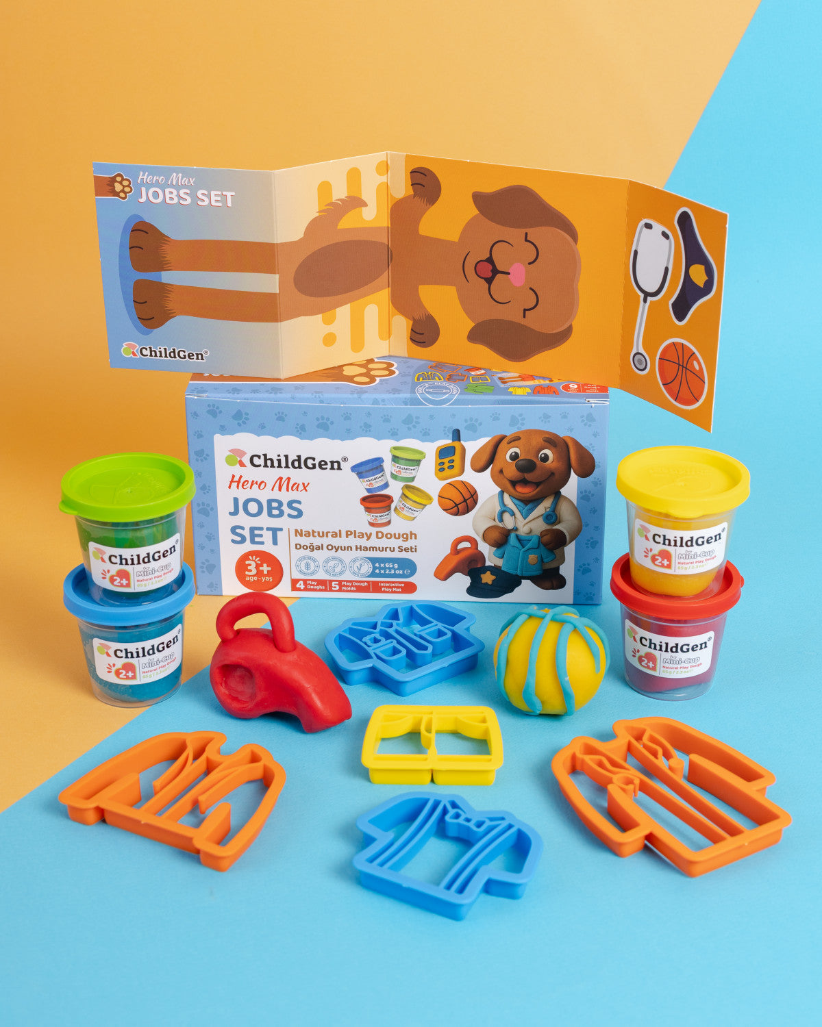 Childgen - play dough paw pals - job set