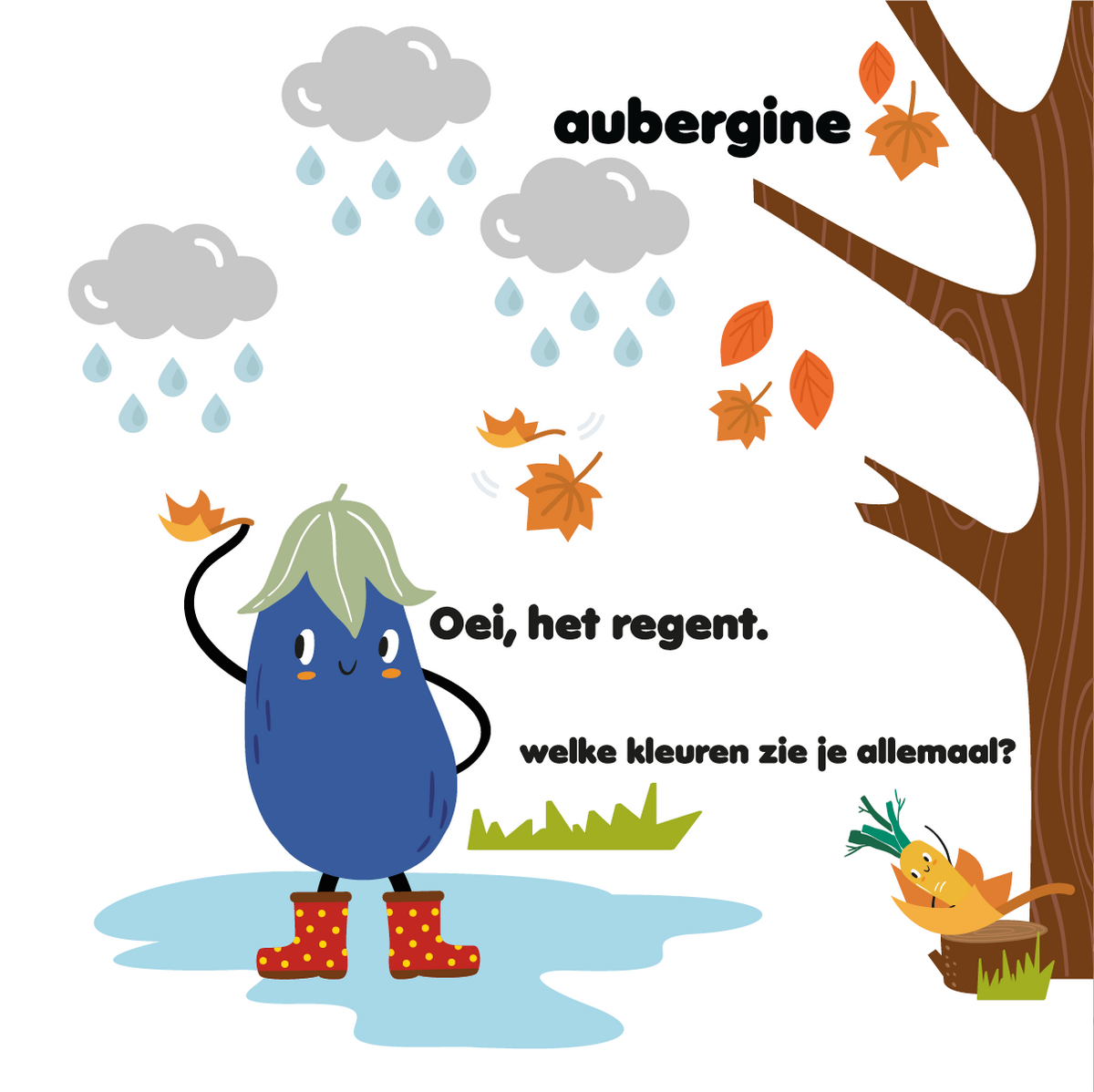Leer groentes met meneer Wortel