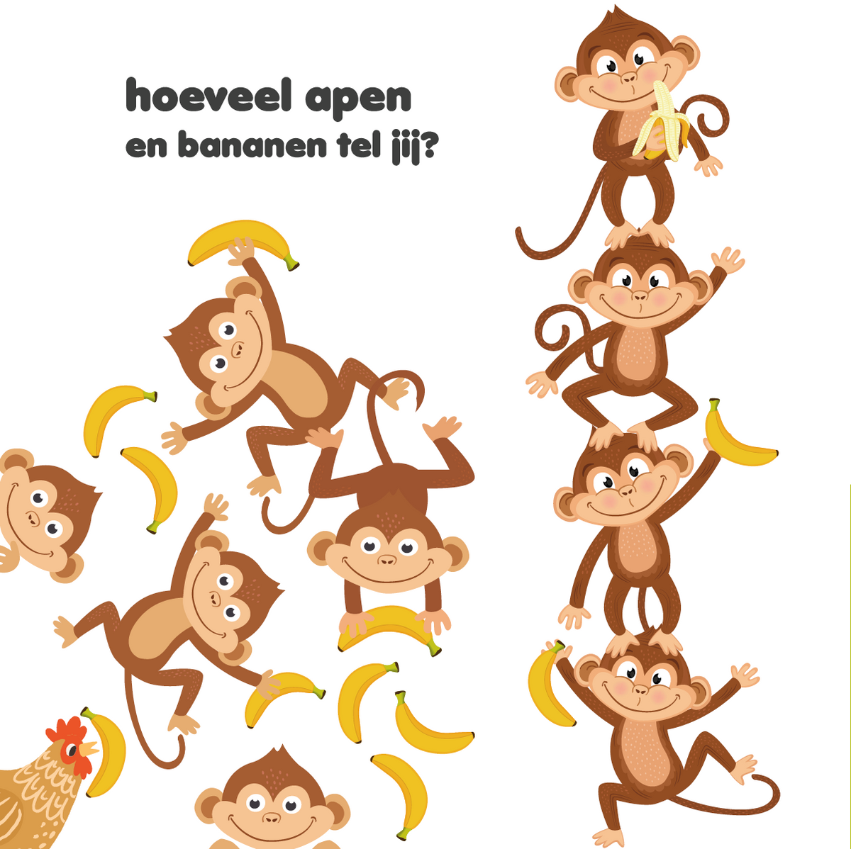 Leer dieren met mevrouw Kip