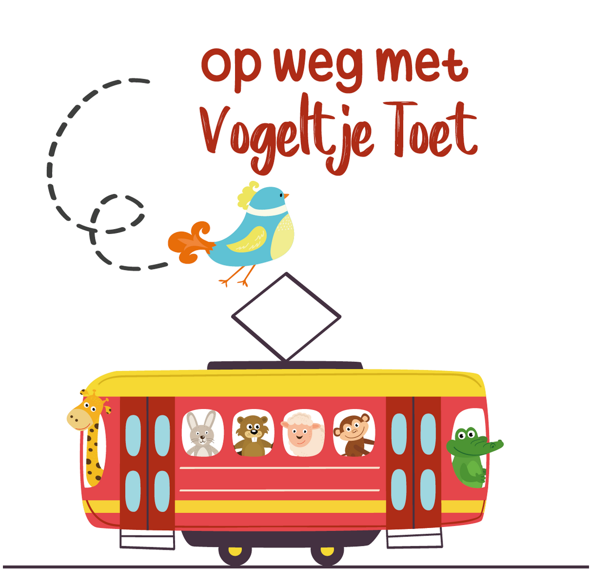 Op weg met vogeltje Toet