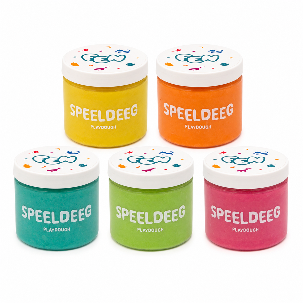Natuurlijk speeldeeg, lokaal gemaakt