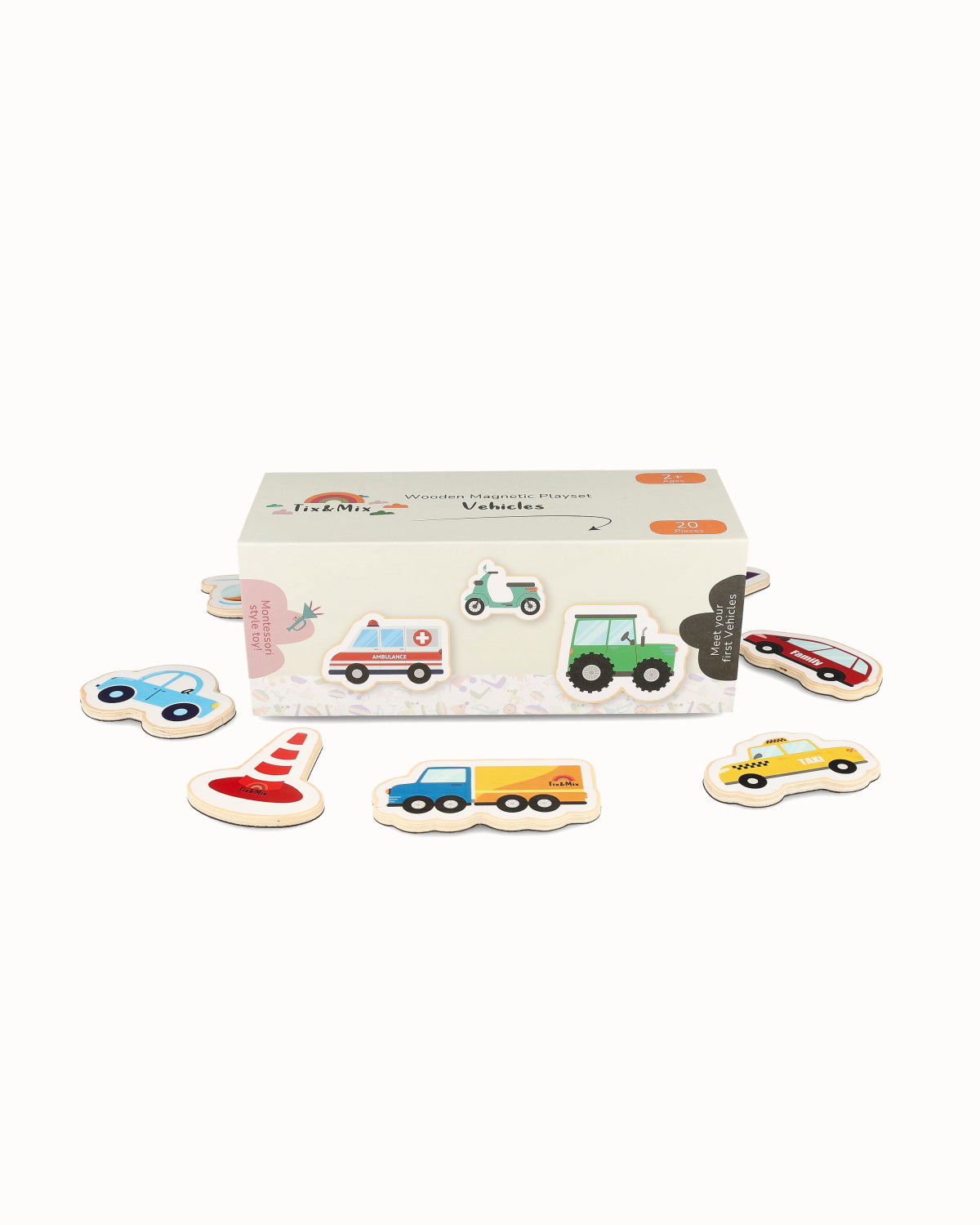 Magnetische speelset - voertuigen