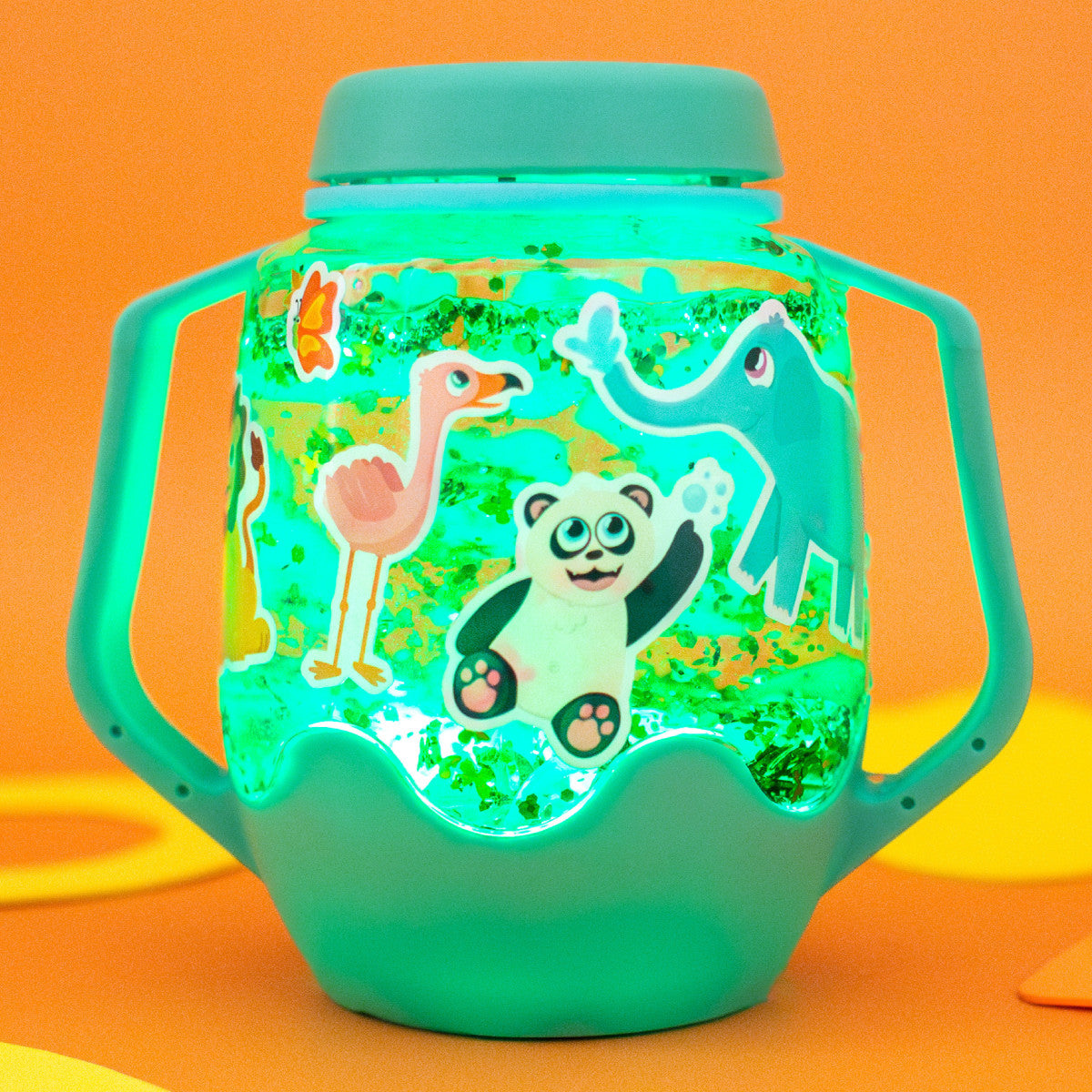 Glo Pals - DIY sensory jar - thema zoo