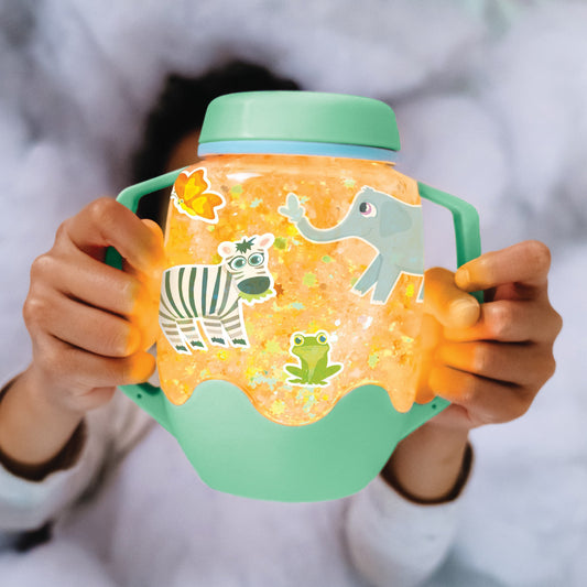 Glo Pals - DIY sensory jar - thema zoo